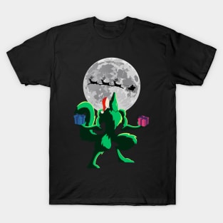 All Hallows Eve Full Moon Wolf T-Shirt